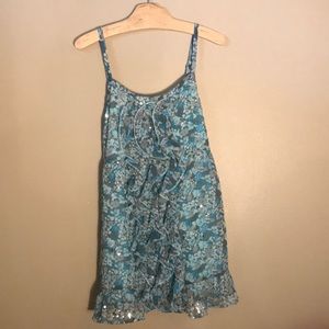 Justice top size 18 adjustable straps